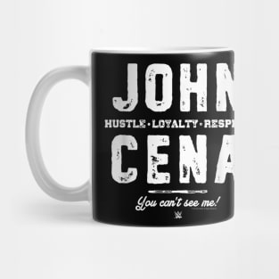 John Cena Hustle Loyalty Respect Fight Type Mug